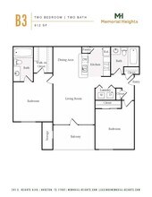 Unit 2927 floor plan